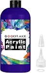GOODTAKE Sky Blue Acrylic Paint, Art Craft Paint for Art Supplies, Paint for Canvas, Rocks, Wood, Fabric and Ceramic, Non Toxic Paint for Artists, Students, Beginners (Sky Blue, 7 Fl Oz)