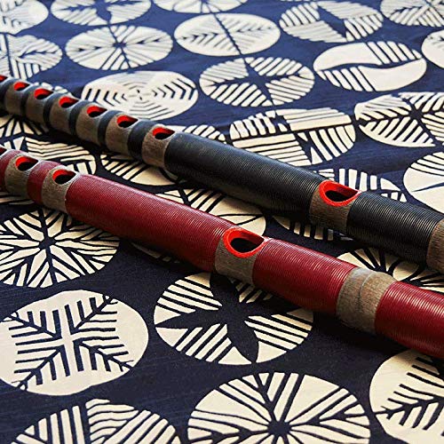 龍笛 黒(煤竹 紐巻 ７穴) 箱付き 龍笛 黒(煤竹 紐巻 7穴) 箱付き 龍笛 煤竹製 樺巻 ※漆を使用
