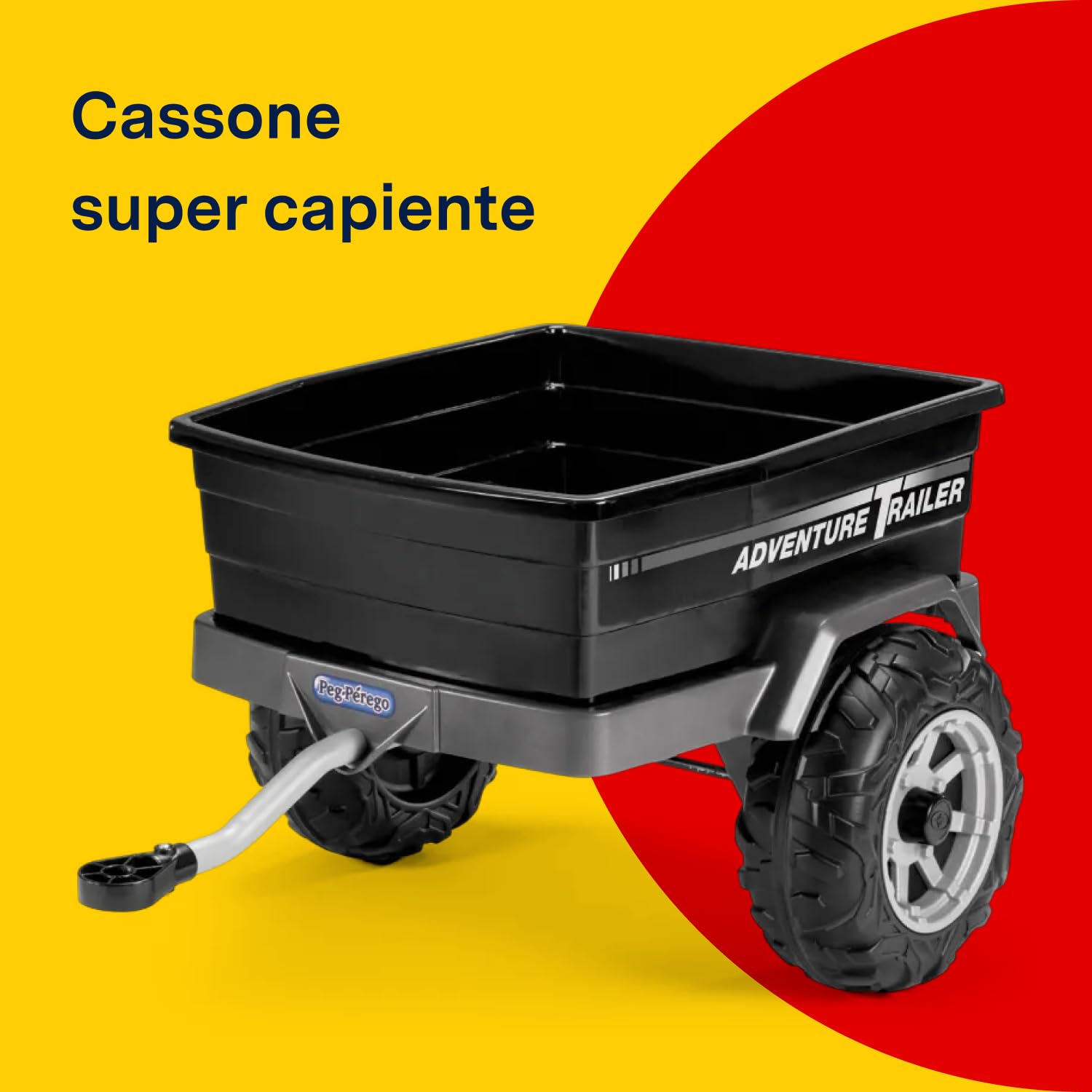 PEG Adventure Trailer Rimorchio Fuoristrada Elettrici Gaucho Polaris 30 kg Ruote Tassellate 2+ Anni