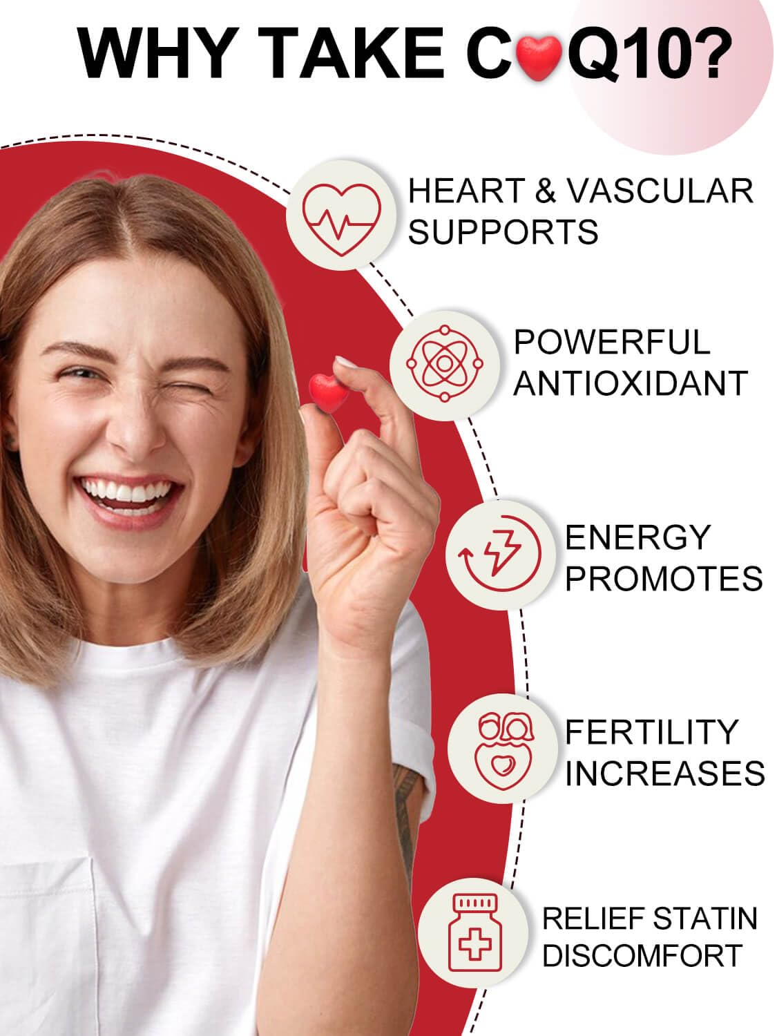 CoQ10 600 mg Ubiquinol - Co Q 10 Supplement, Coenzyme Q10 CQ10 Fertility for Women, Heart, High Absorption with Vitamin E, PQQ, Black Pepper, Olive Oil, Coq10 400mg Softgels, 120 Softgels