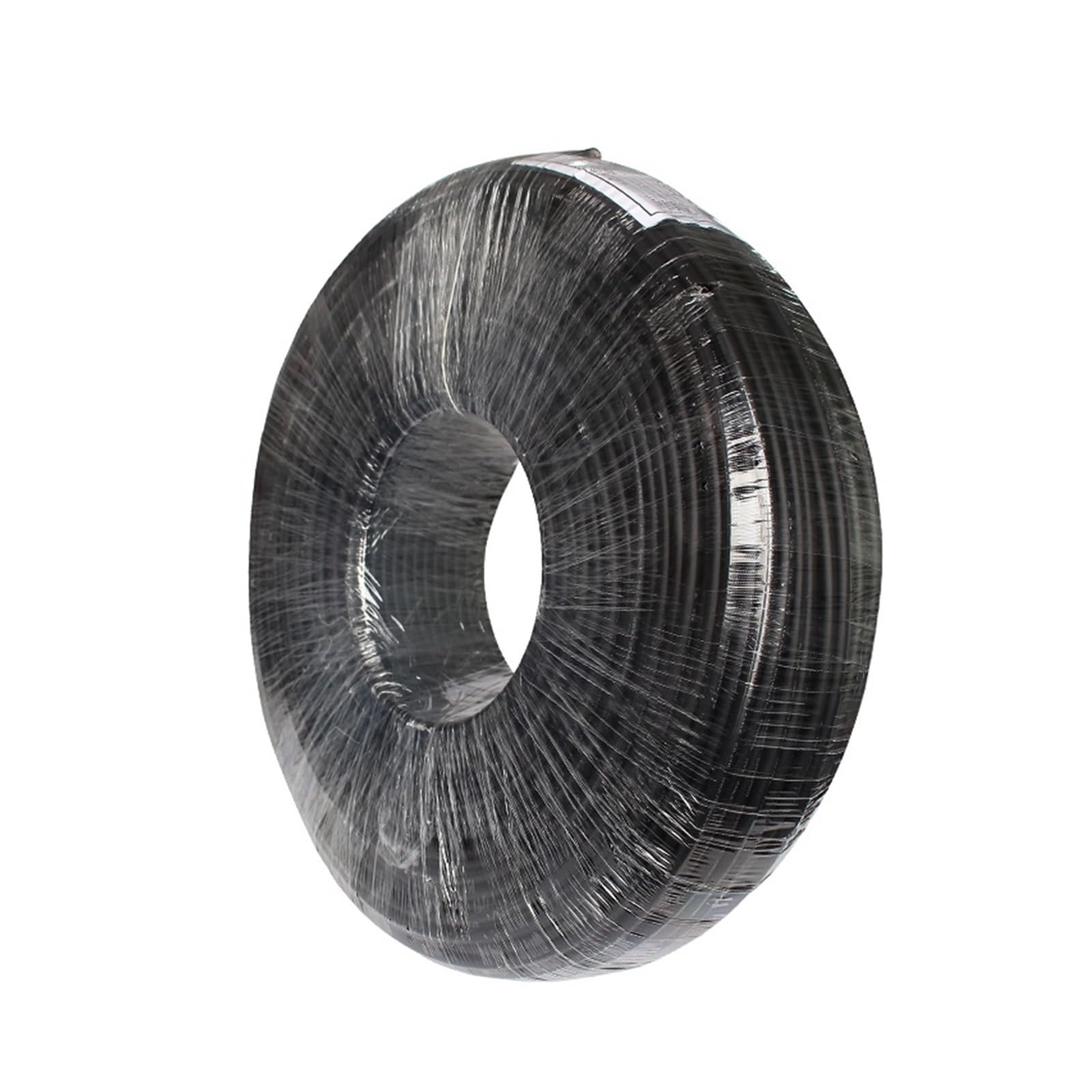 Cable fotovoltaico Solar de 100 metros/rollo, Cable fotovoltaico de 4 mm2, Cable fotovoltaico rojo o negro, Conductor de cobre, certificación XLP TUV (Color : Black)