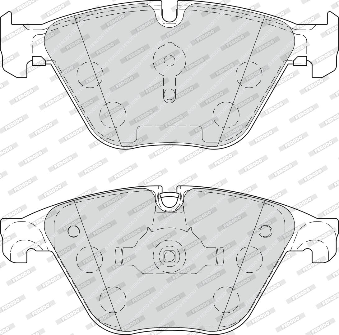 Ferodo Fren Balatası Ön [BMW F07 F10 F18 09 525D 3.0D-528I 530D-530D F11 5 10 F12 6 11 13 F06 11 F01 F02] FDB4382