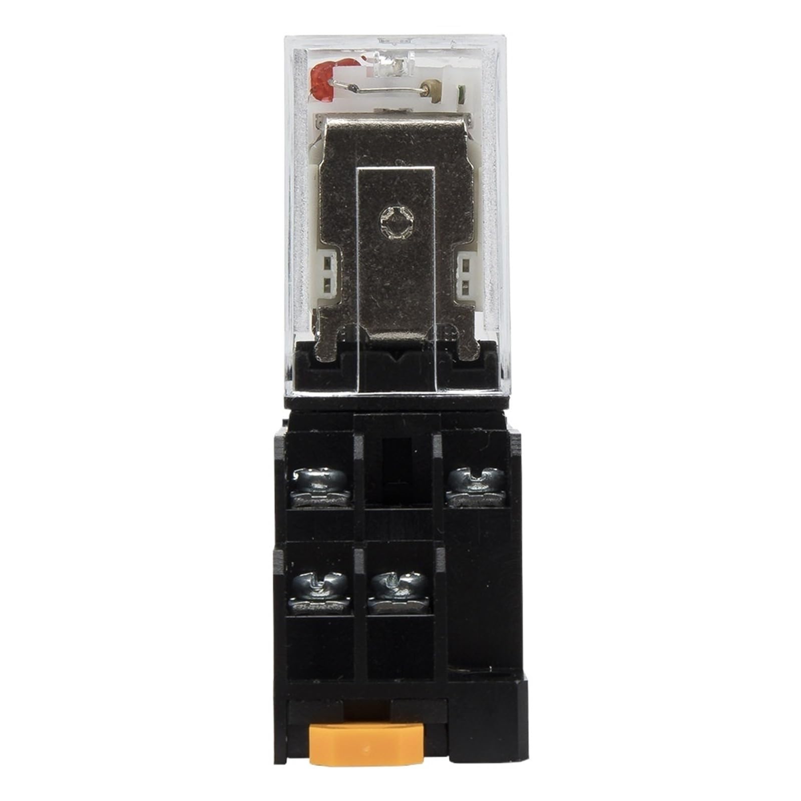 Relé electromagnético con indicador LED, lote de 10 unidades, con base de zócalo, serie LY2 HH62P, CA 220 V, 110 V, 24 V, 12 V, LY2NJ HH62PL(12VDC)