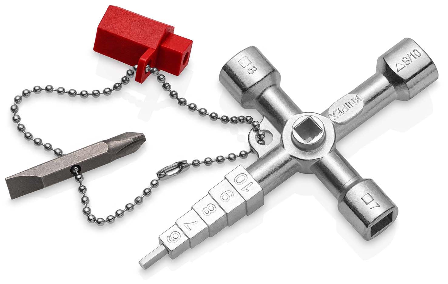 KNIPEX Profi-Key para sistemas de paso estándar 89 mm, 00 11 04
