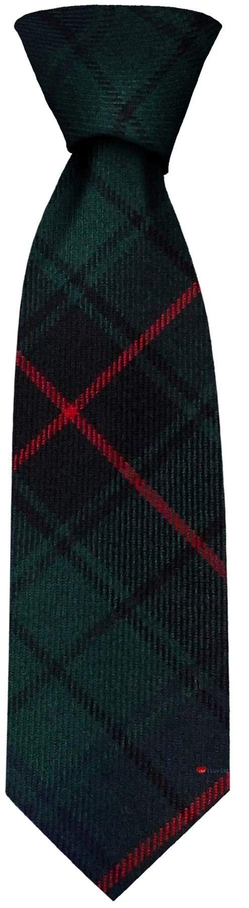I LUV LTD Gents Neck Tie Davidson Modern Tartan Lightweight Scottish Clan Tie