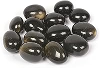 Vista 12 de Piedras de bolsillo curativas de cristal natural pulido, 3.53 oz, colección Rock