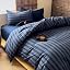A Minimalist Striped Navy Blue
