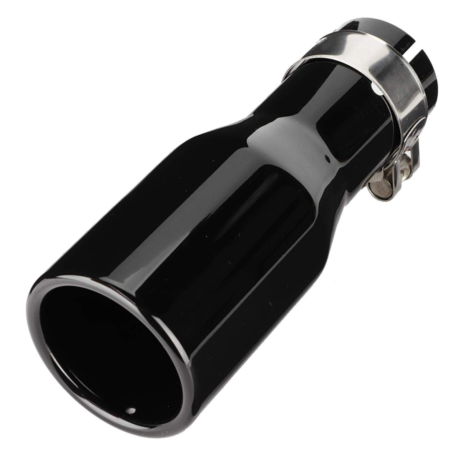 Tubi di coda, Terminali di Scarico Universali per Auto, terminali per marmitta in acciaio inossidabile con gola di scarico universale per auto con morsetto 54-76-200mm