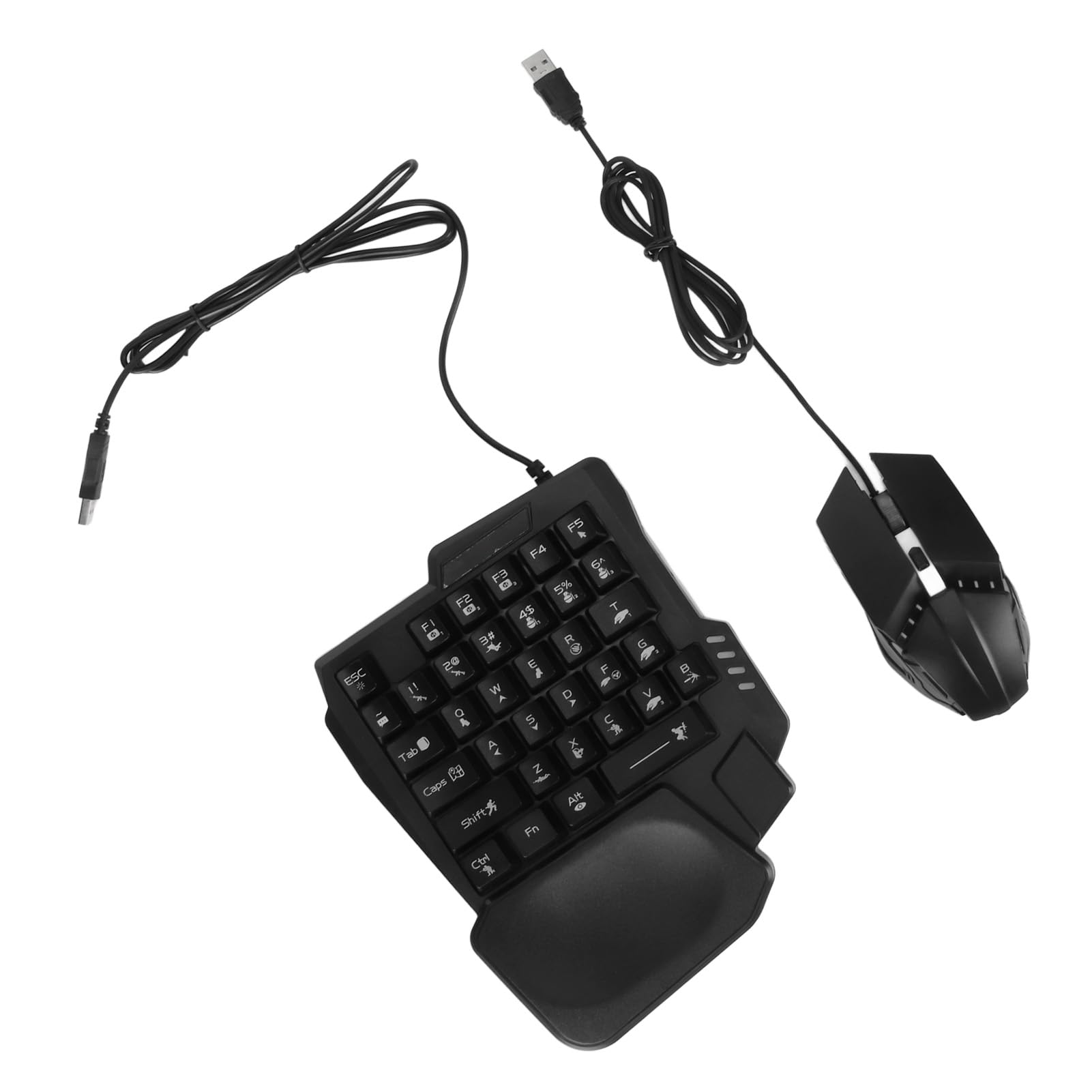 Combo de Medio Teclado y Ratón para Juegos, para Mix Se Teclado Convertidor de Ratón, K13 RGB Retroiluminado Medio Teclado, Ratón G4, Soporte de Teléfono para Android