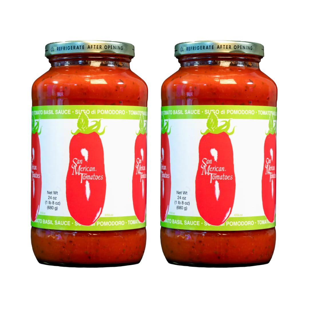 SMT San Merican - Tomato Basil Sauce (2) - 24 Oz. Jars