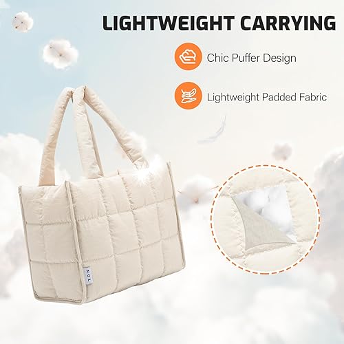 Miniatura 4 de NOL Natural Organic Lifestyle Lonchera de nailon acolchada para mujer, bolsa de almuerzo acolchada con aislamiento para mujer, lonchera ligera e