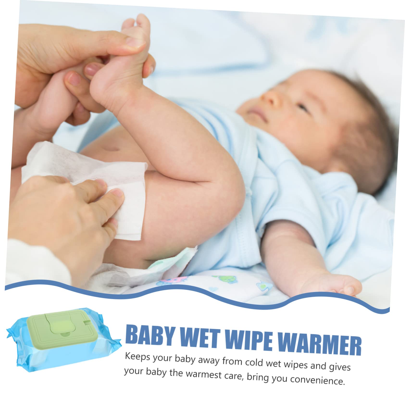 HAPINARY Bath Wipe Warmer Large Baby Wipe Heater Portable Wet Tissue Heater Constant Temperature Design