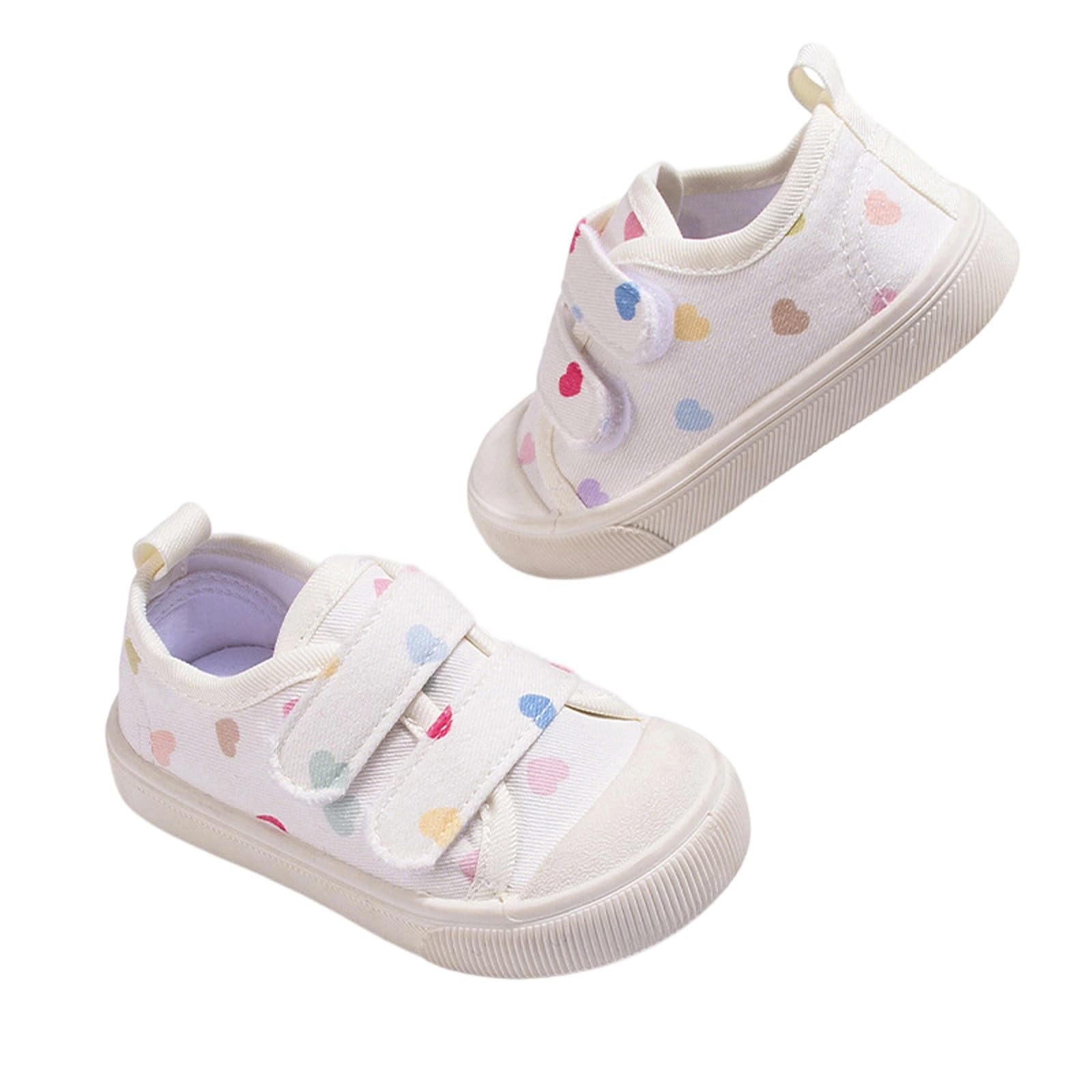 Zapatilla Niña Goma Zapatillas Niña Punta Resistente Casual Lona Deslizar Antideslizante Ligero Cómodo Cada Día Caminar Jugar Sneakers Primavera Trainers