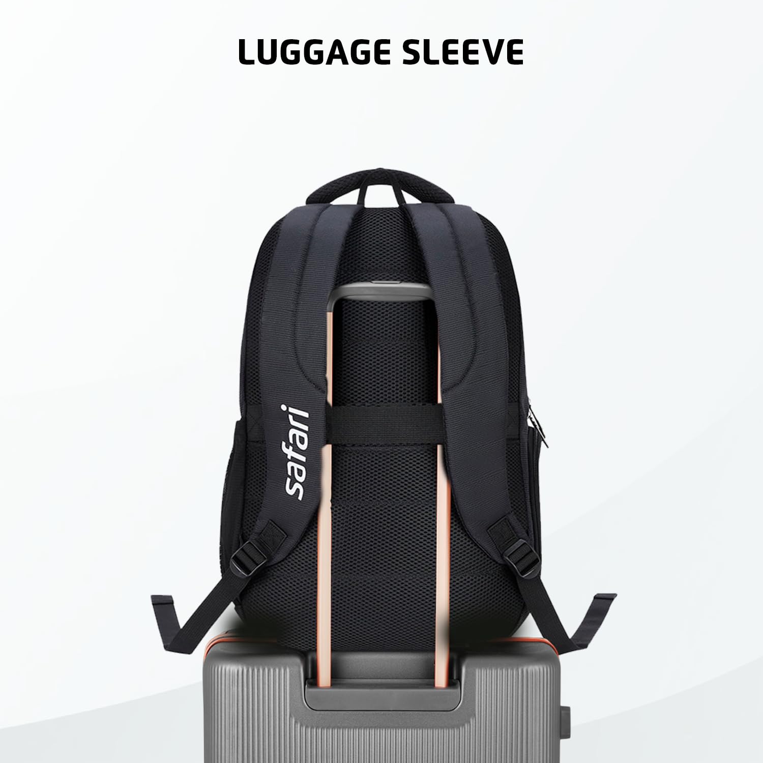 Safari Forge 34L Laptop Backpack, 3 compartments, Raincover, Antitheft pocket, Trolley Sleeve, Organizer, Bottle holder, Front pocket, College bag, school bag, Formal backpack 26 61Mrwknq1gL. SL1500