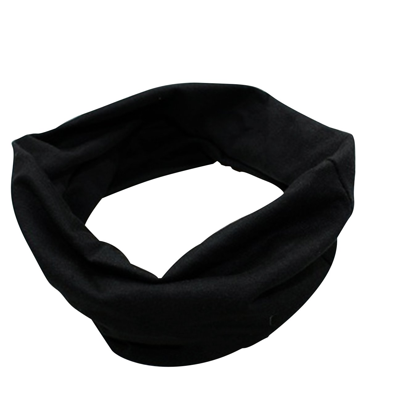 Sportmaking High Quality Store Womens Wide Headband Yoga Headband Boho Headband Running Headwrap Nonslip Hairband (Black)