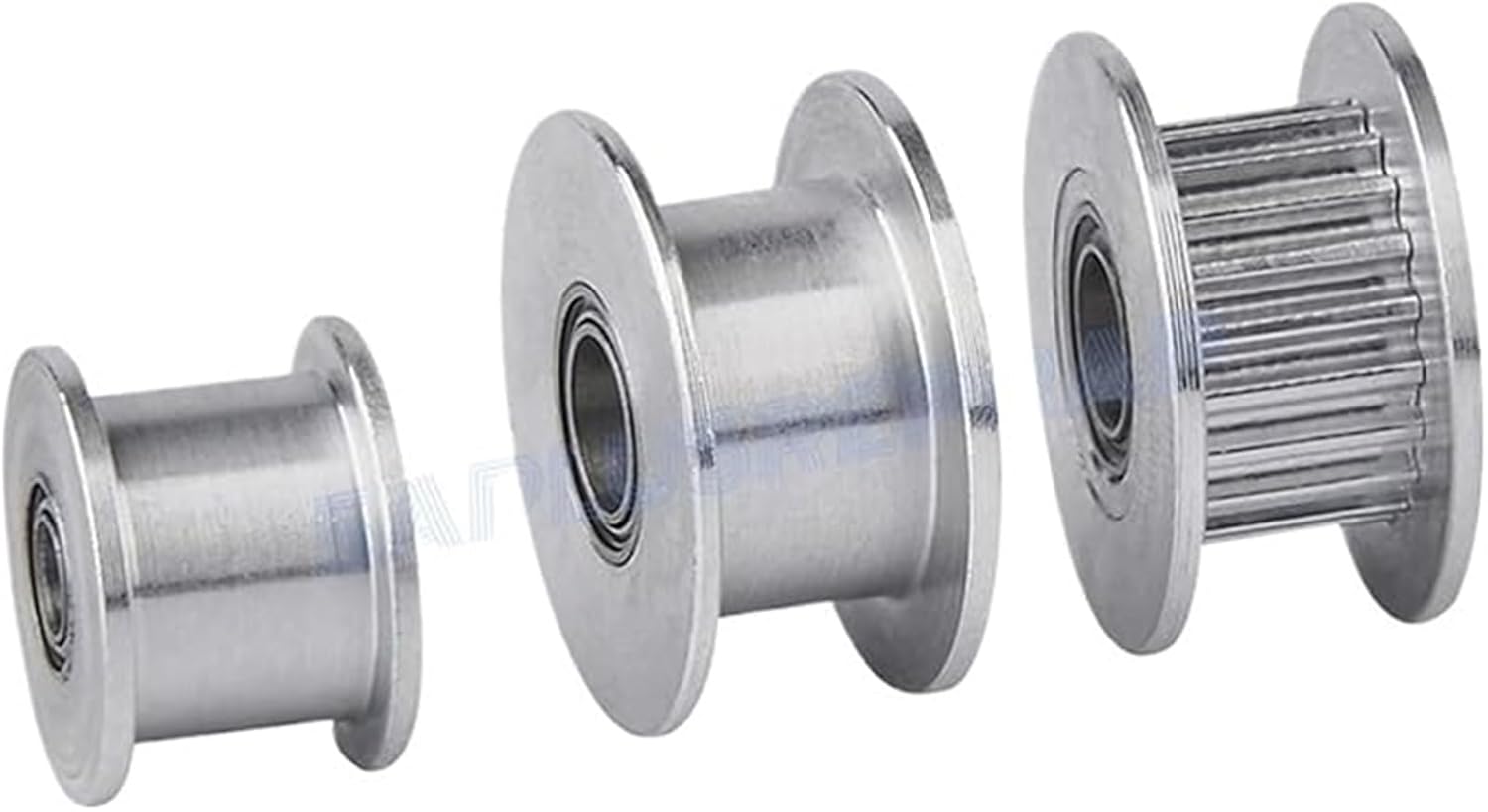 10PCS GT2 Idler Timing Pulley 16-Tooth 20-Teeth with 3mm or 5mm Bore with Bearings for 3D Printer Parts Timing Belt 6mm 10mm(Silver Color, 20T W10 B5 GT2 T)(20T W6 B5 GT2 T)