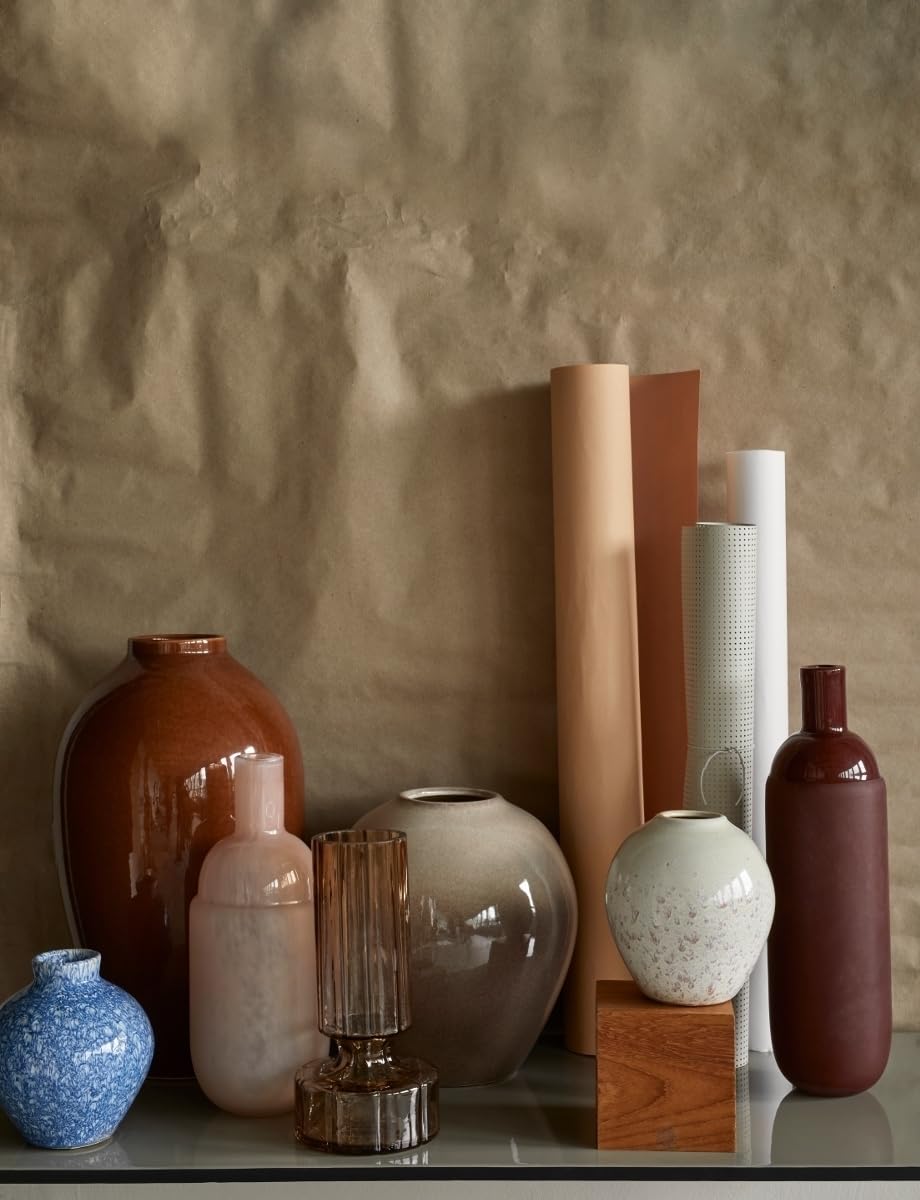 Broste Copenhagen Ingrid Vase S Set 3tlg. Keramik Apple Cinnamon