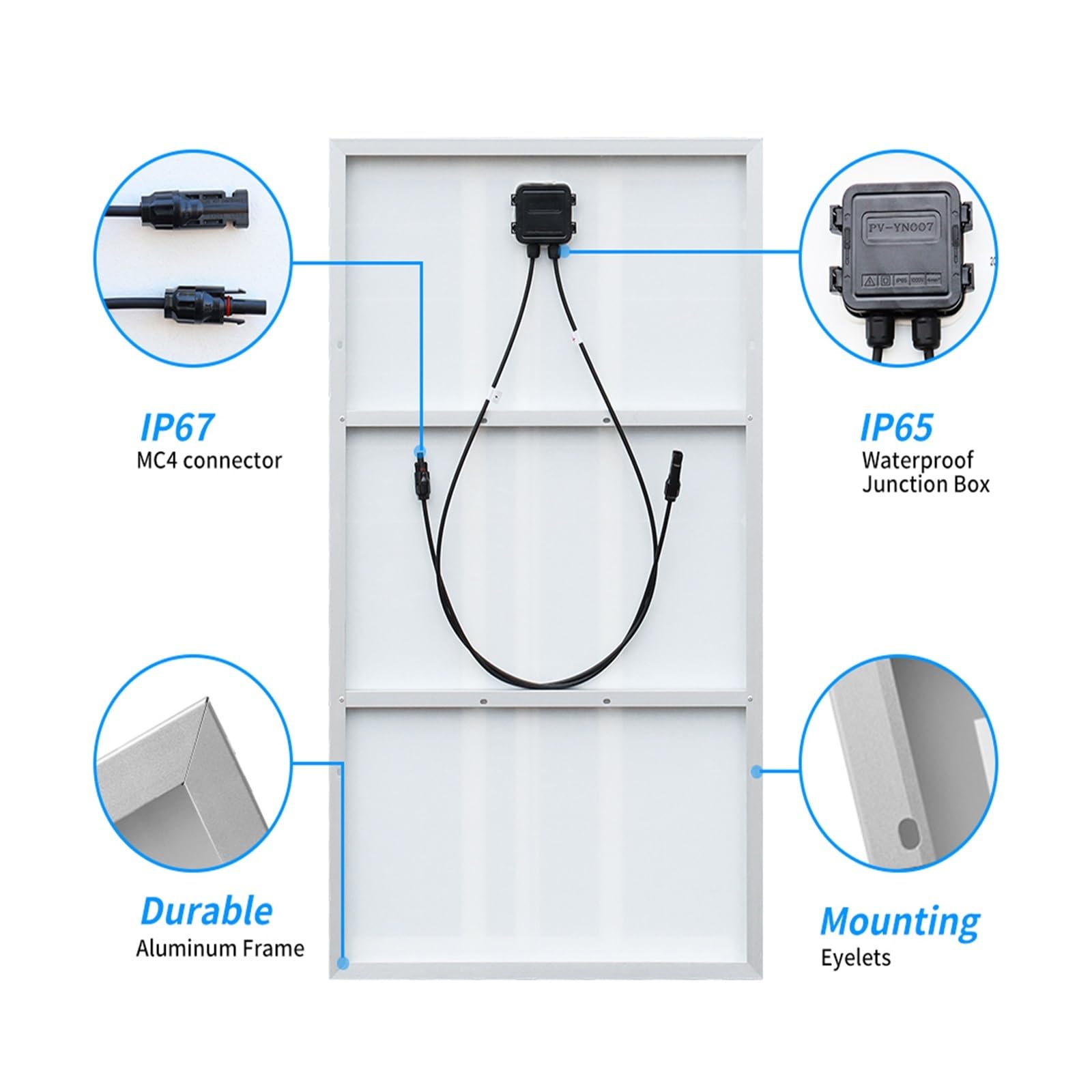 12v Panel słoneczny aluminiowa rama 450w 300w 150w zestaw z ładowarką Panel fotowoltaiczny do domu samochód łódź podróż Camping Power(450w)