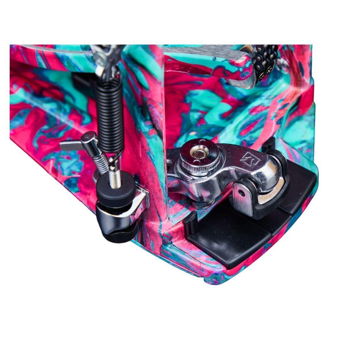 Tama HP900PWMCS Doppelpedal Iron Cobra Power Glide Marble Coral Swirl - Doppio pedale batteria