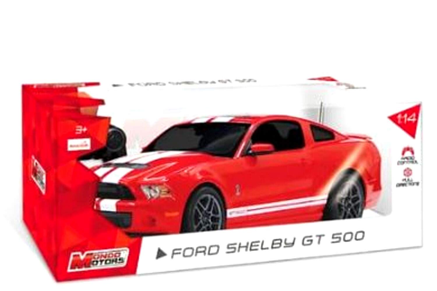 Mondo Motors, Ford Shelby GT, model w skali 1: 14, prędkość do 10 km/h, zabawkowy samochód dla dzieci - 63550