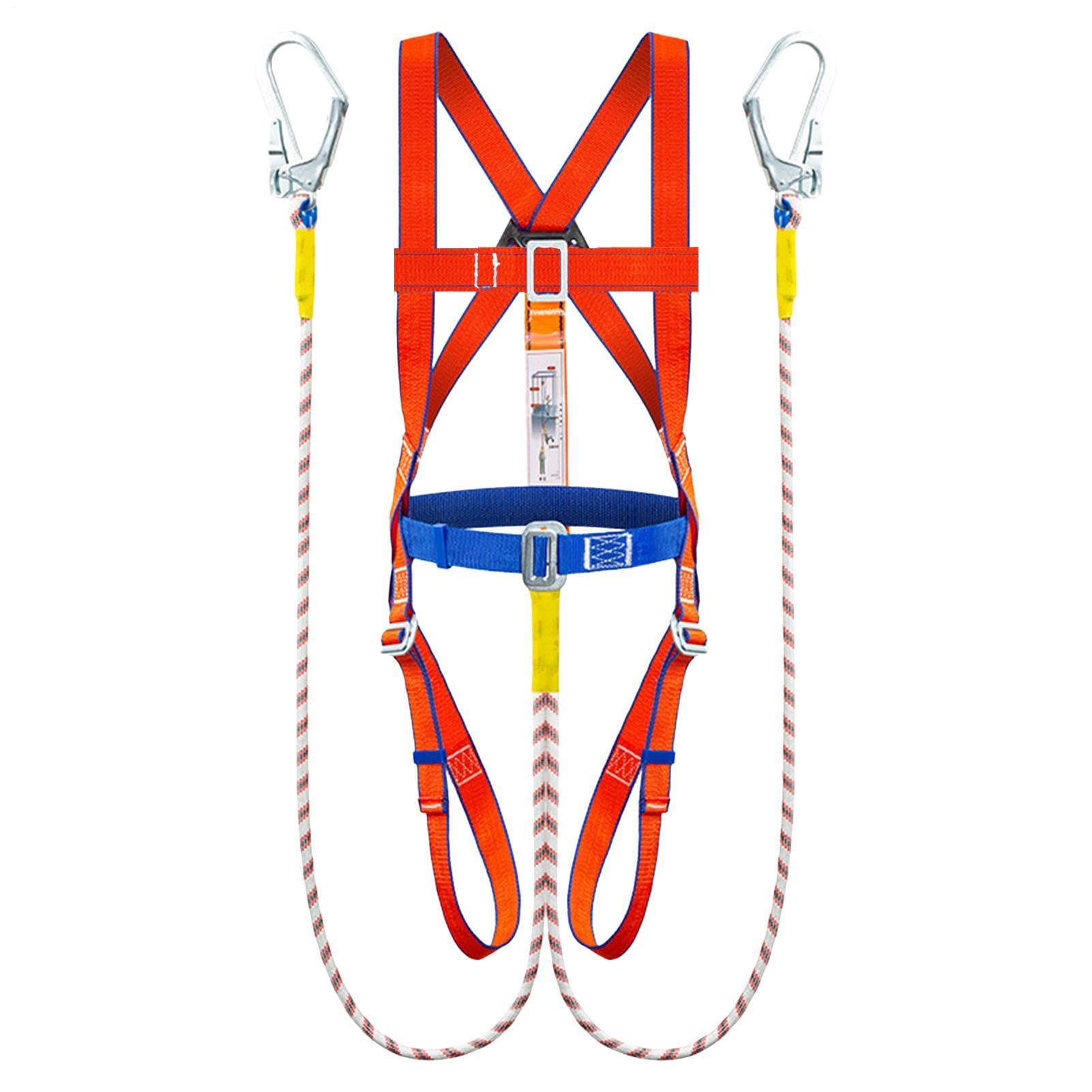 Imbracatura Sicurezza - Kit Anticaduta Lavoro Altezza, Alpinismo Albero | Dispositivo Sicurezza Ergonomico Per Accesso Fune Industriale Edilizia Coperture Tetti Ponteggi Imbraco Linea Vita