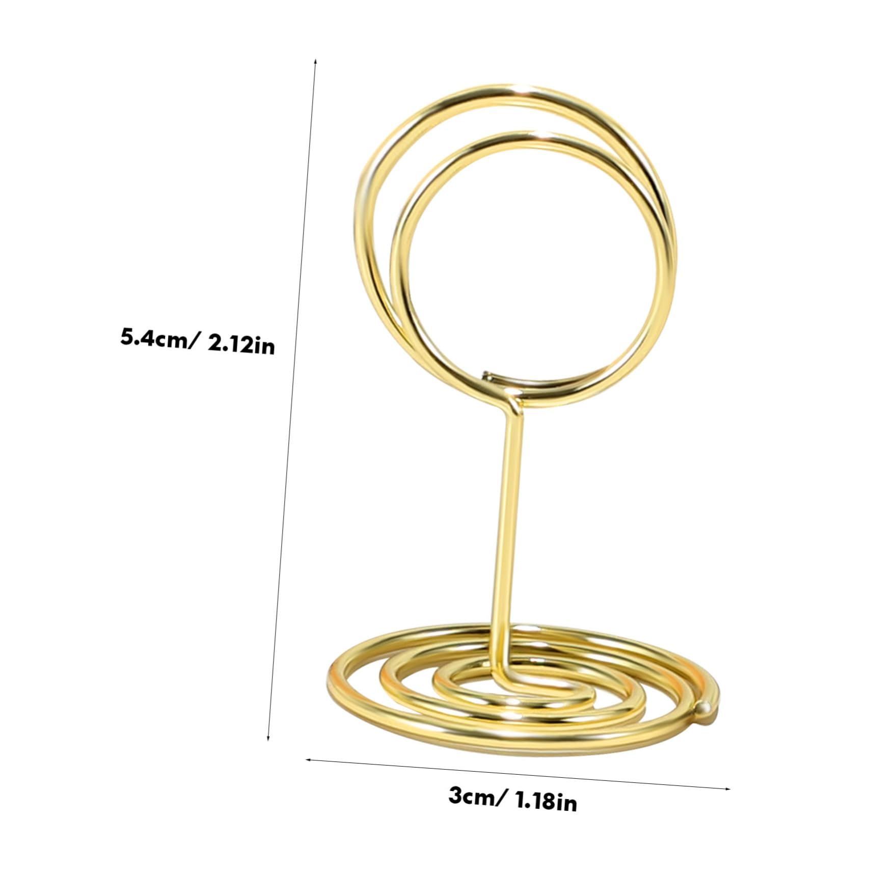 Alipis 5 Sätze Esstischnummer Rack Party Inhaber Fotohalter Dekorationen Zahlen Tabellennummer Steht Für Gruß Table -numper -hause Name Hochzeiten Draht Aus Kohlenstoffstahl 30 Stück * 5