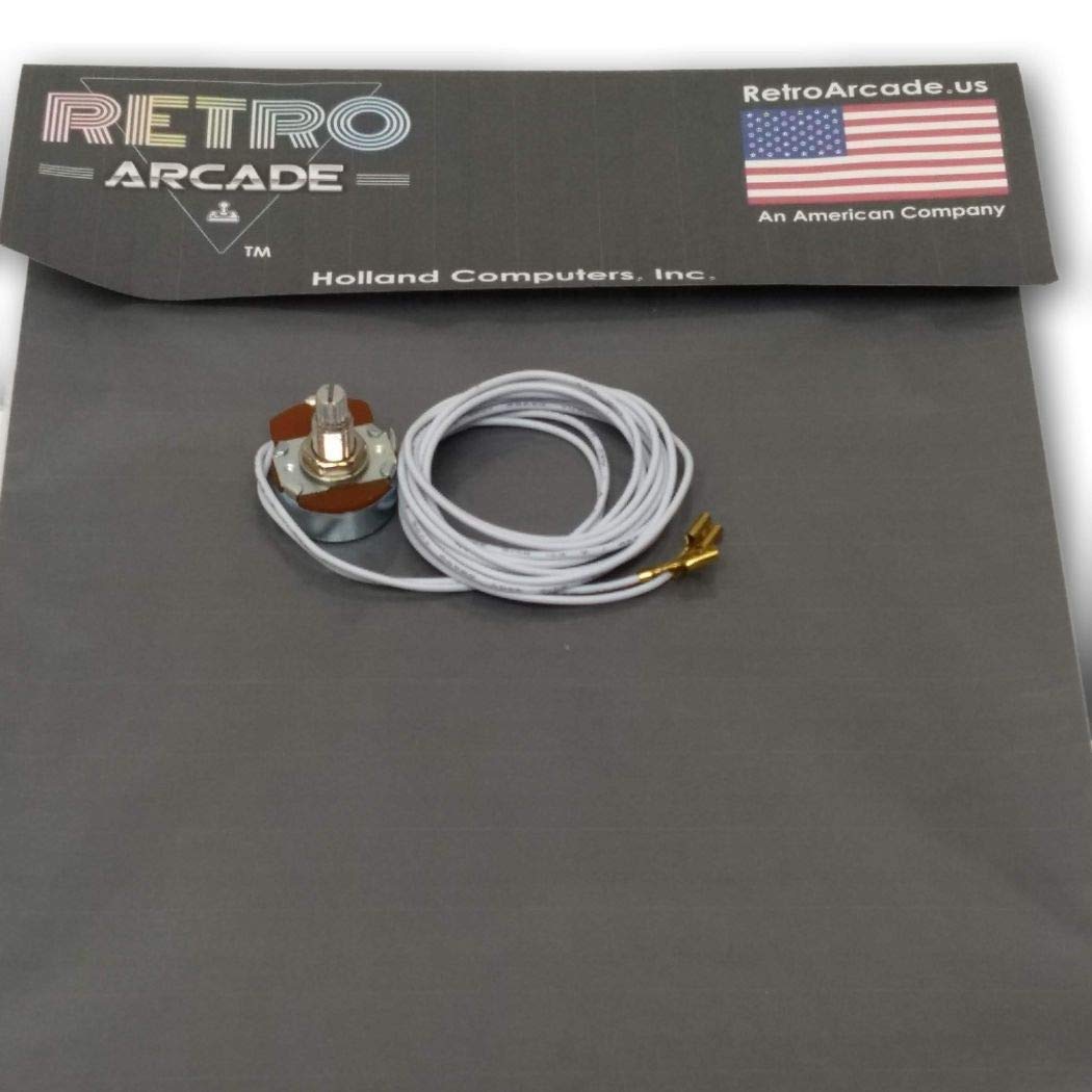 RetroArcade.us ra-v-Rheostat-kit solderless 25-ohm 3-watt Rheostat kit - pre-Wired for Jamma or mame Arcade Cabinet installations - 5% Tolerance