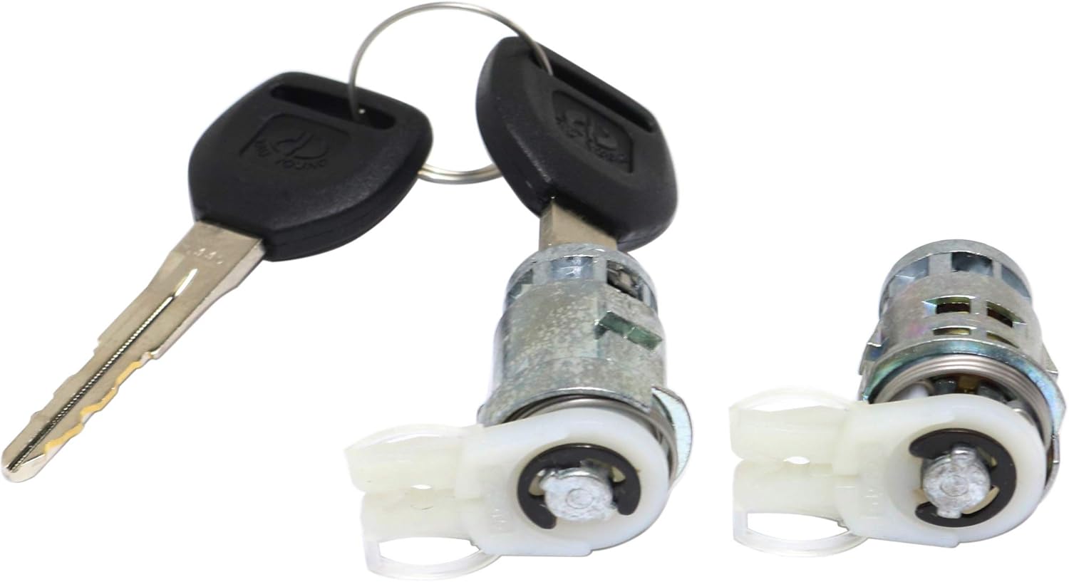 Garage-Pro Door Lock Cylinder Set, Door Locks For 1988-1995 Honda Civic, Fits 1987-1993 Acura Integra, Fits 1992 Honda Prelude, Fits 1992-1994 Acura Vigor, Chrome