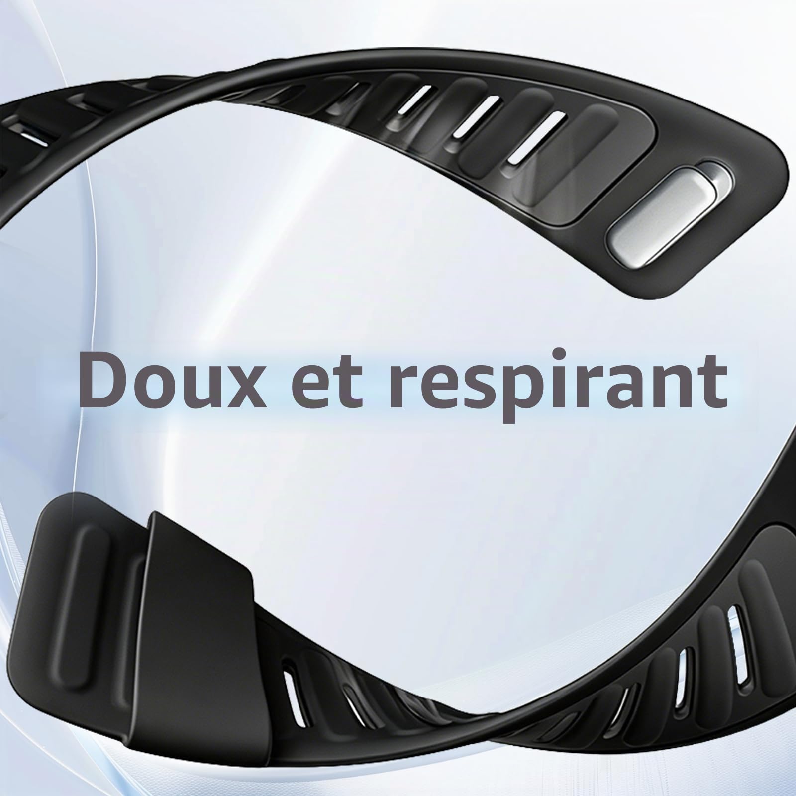 3 Pièces Bracelets Sport Compatible avec WHOOP 5.0/MG pour Hommes Femmes, SuperKnit/SportFlex/CoreKnit Bracelet–Doux Respirant Confortable, Bracelets Réglables – Non Compatible avec La Génération 4