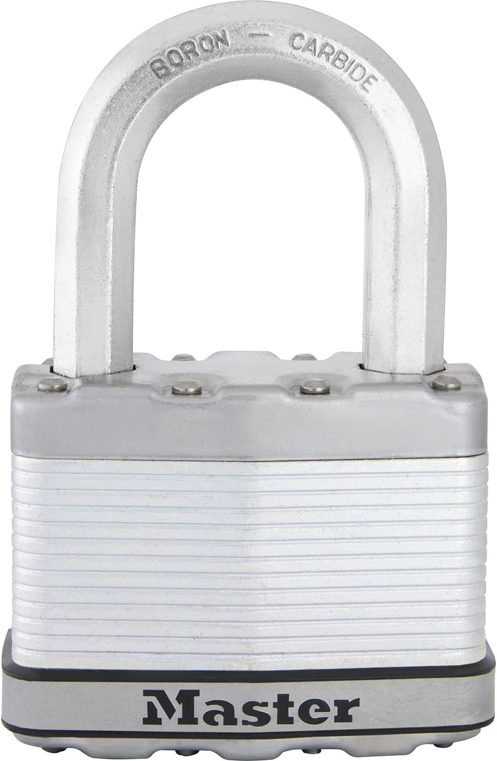 Heavy Duty Padlock, Security Level 10/10, Outdoor, Keyed, Laminated Steel, Weatherproof, Medium Shackle