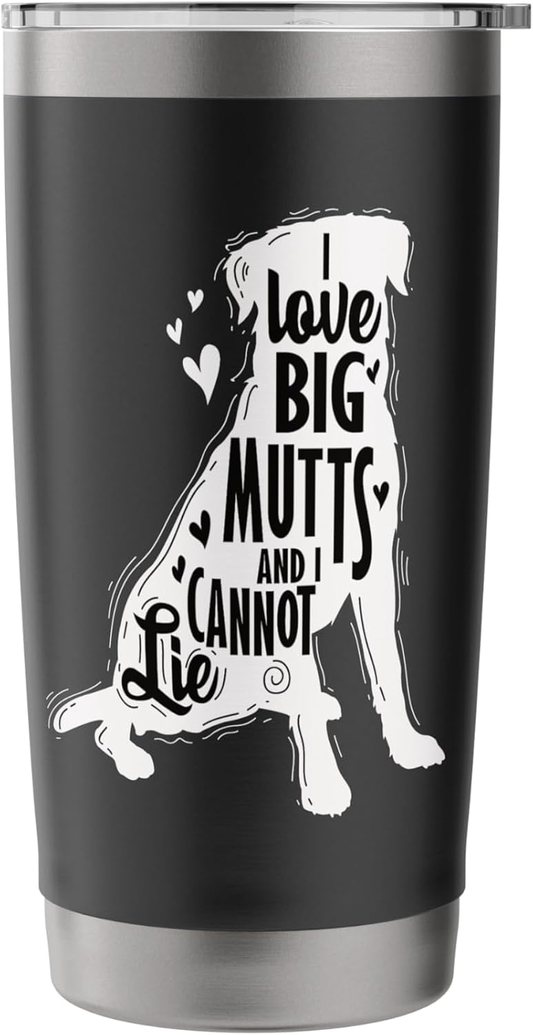 I Love Big Mutts and I Cannot Lie Stainless Steel Insulated Tumbler image 3