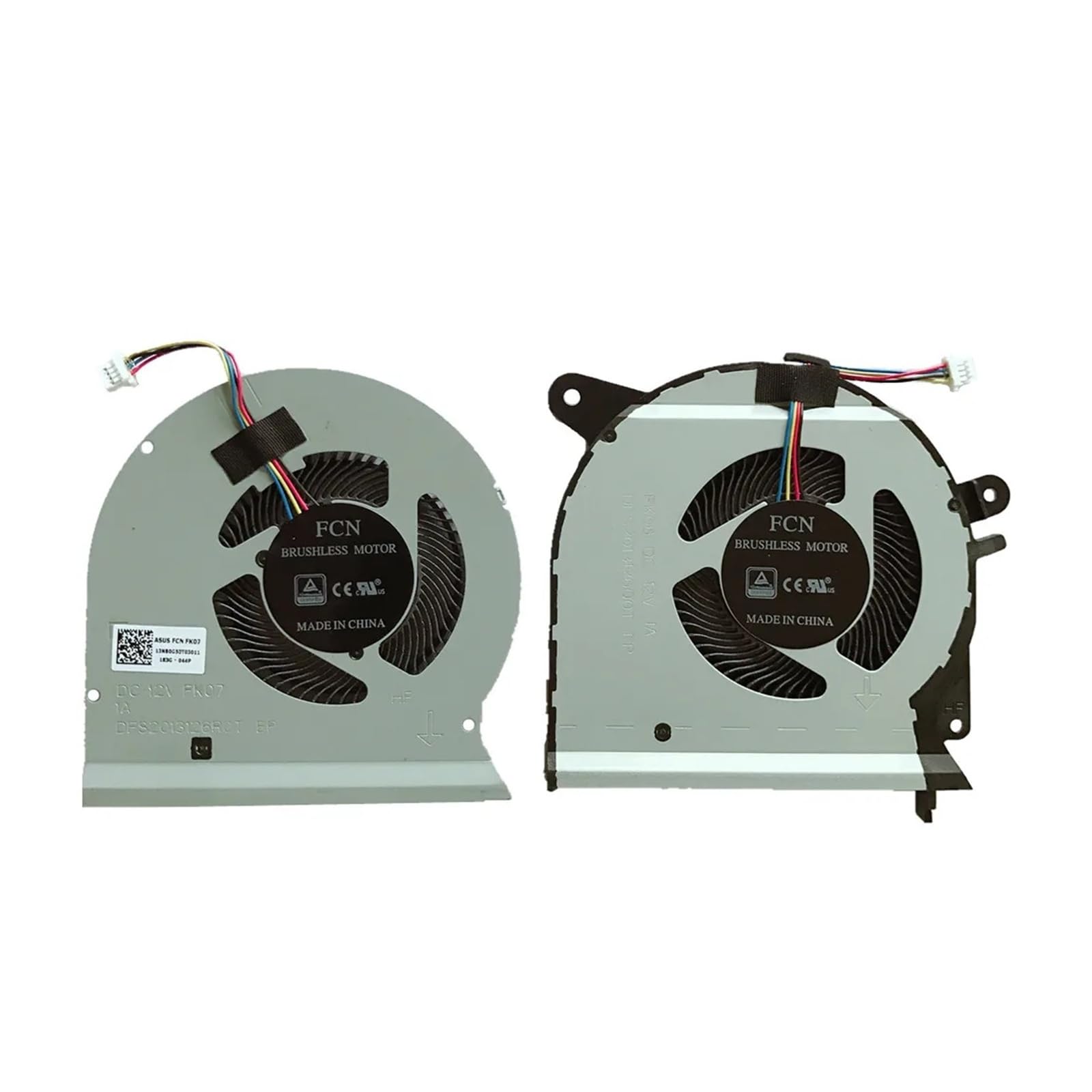 Lap CPU GPU Ventola di Raffreddamento Notebook PC, Compatibile for ASUS, ROG GL503 GL503VM DC12V 1A DFS2013126Q0T FK07 FCN DFS2013126R0T FK06 Ventilatore(Left And Right Fan)