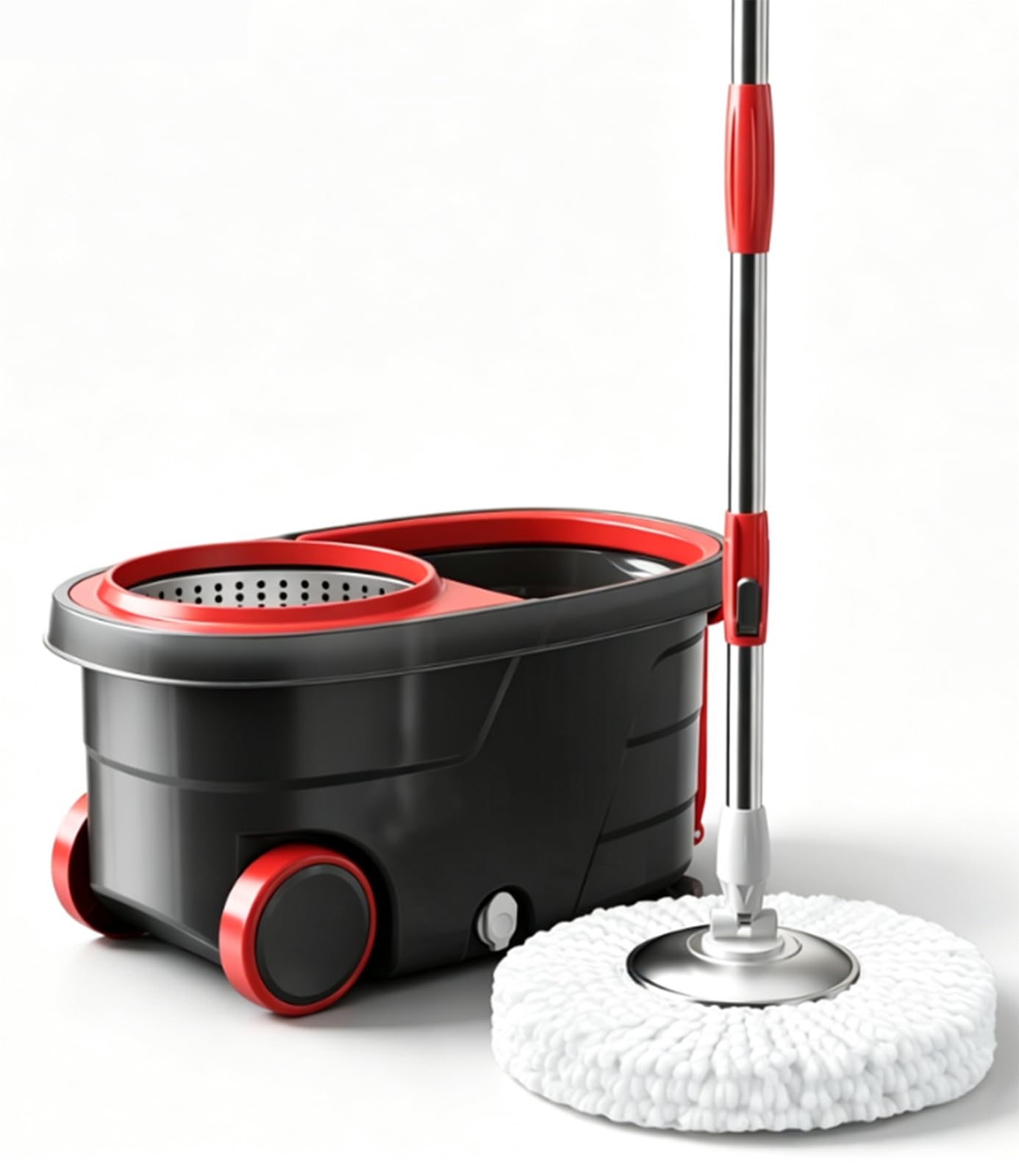 NHDVDVAV 360° Spinning Mop and Bucket with Wheels,Spin Mop Bucket System
