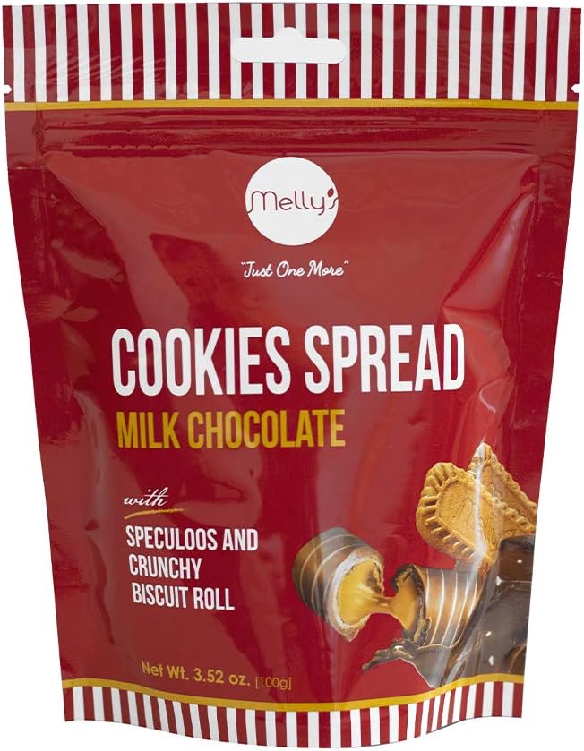 Melly'S Chocolate And Cookie Butter, Chocolate, 100G (Pack Of 6)