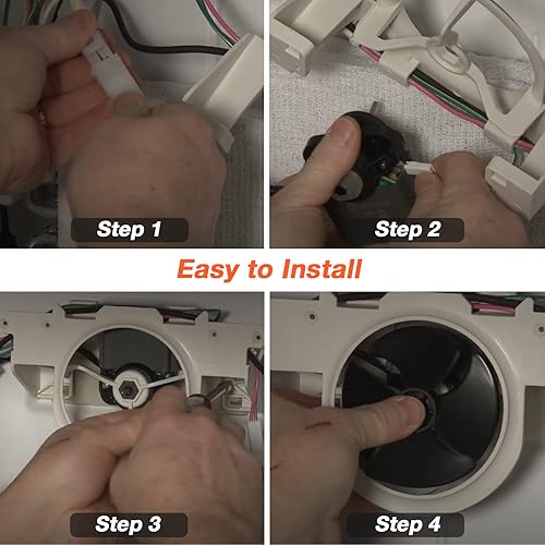 Miniatura 6 de Motor de ventilador evaporador de refrigerador 2315539 WP2315539 de Blutoget - Compatible con refrigerador Whirlpool Ken-More - Reemplaza WP2315539