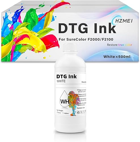 EVEINK Tinta blanca DTG para impresora Epson SureColor F2000F2100 y más DTG (1* blanco)