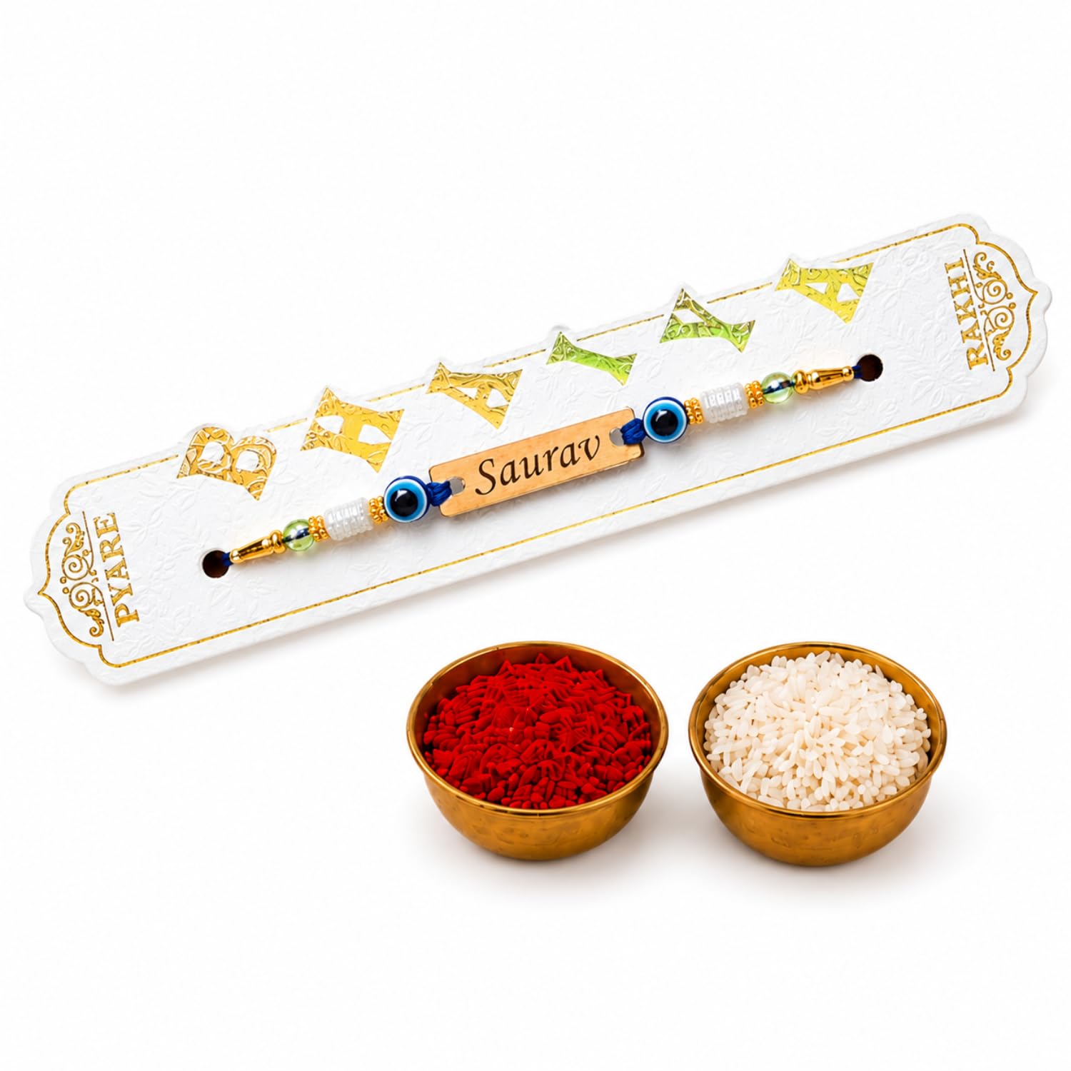Half Engineer Personalized Designer Rakhi. Customized Rakhi For Brother I Name engraved on Metal (Raksha Badhan) |Rakhi Gift For Brother|Personalised Gift-image-38