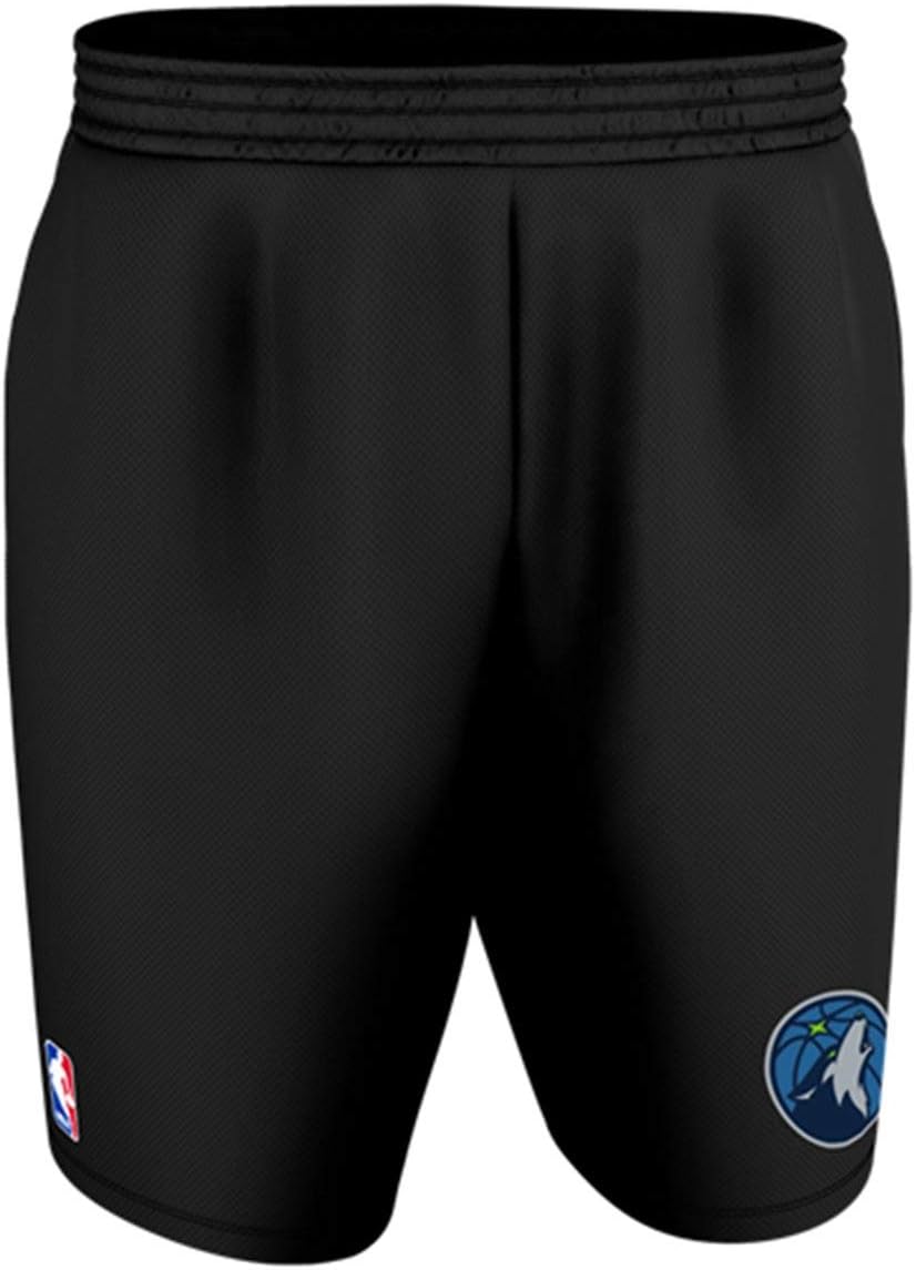 A205LA - Logo'd NBA Shorts Adu - M - BK/WH/MT
