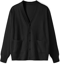 PALAME Women's Cardigan, Knit Sweater, Shows Elegant Women, Body Cover, Soft Comfort, V-Neck Top, Outerwear, Front Opening, Long Sleeve, Loose, Soft, Warm, High Elasticity, Slimming, Cold Protection