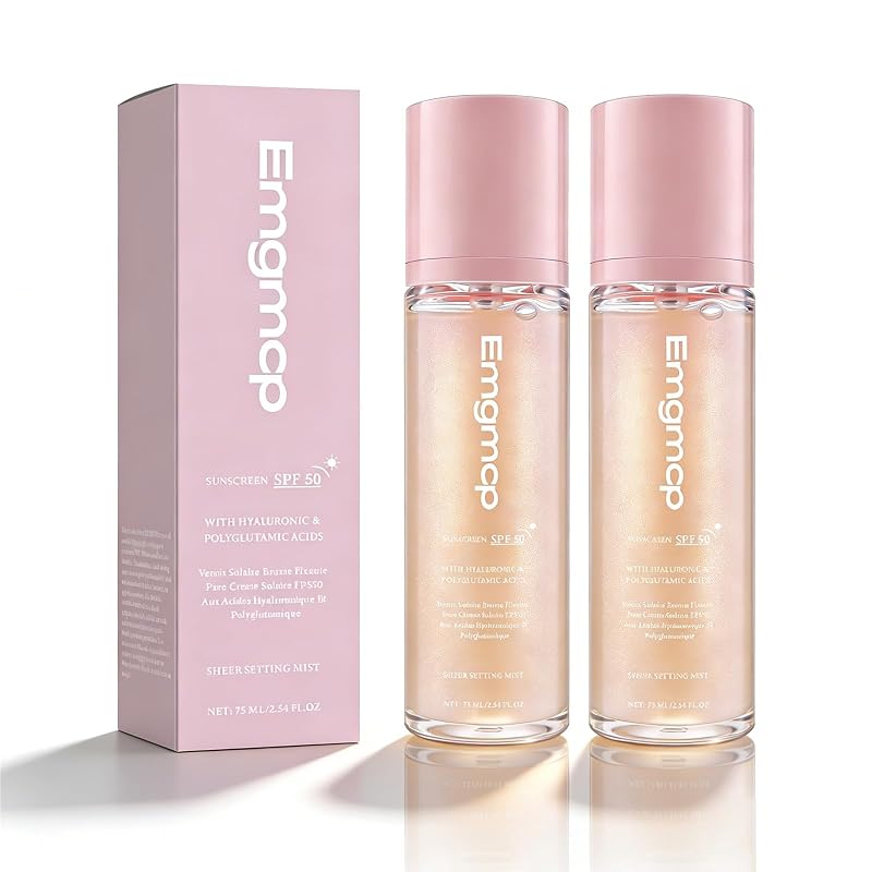 Bruma fixadora facial com FPS 50 Emgmcp, 2 unidades