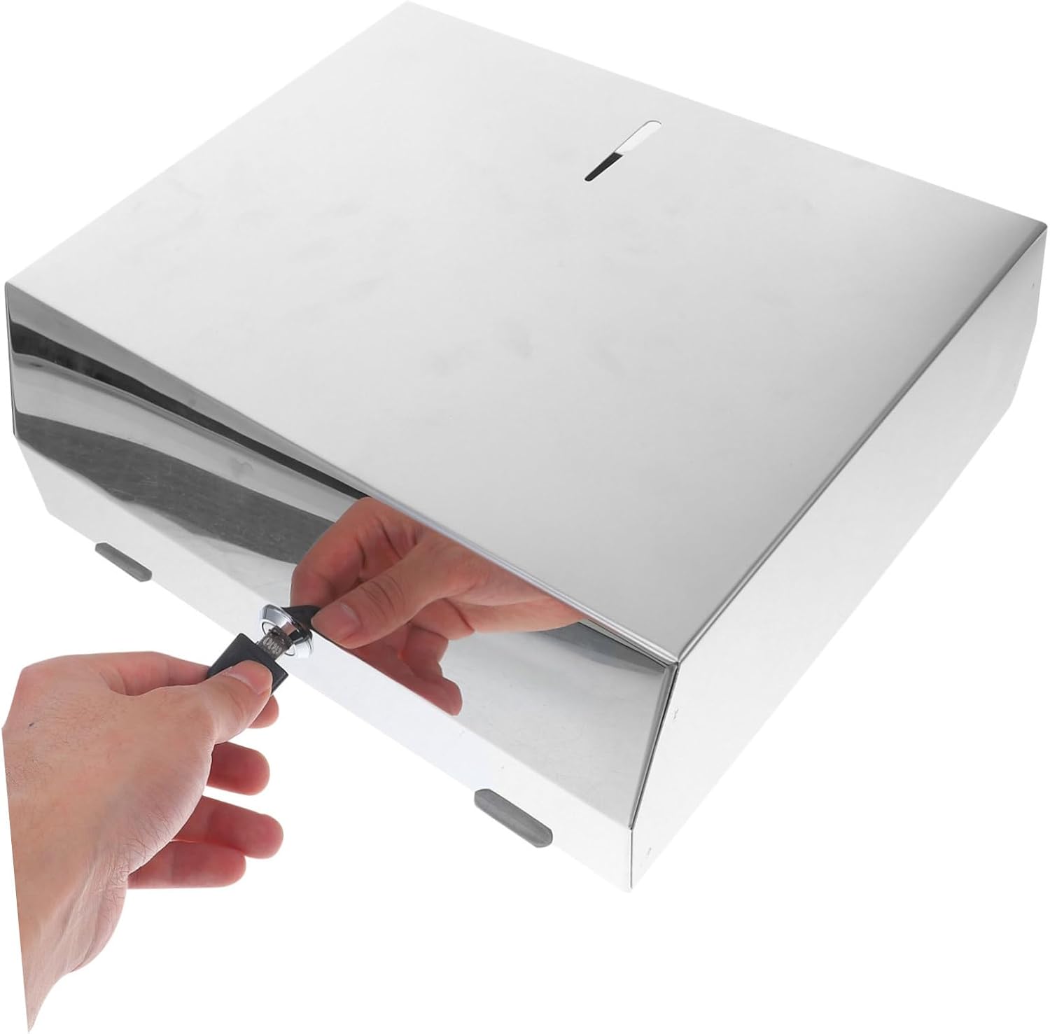 Mount Paper Towel Dispenser Stainless Steel Bathroom Tissue Holder for Easy Installation and Quick Replacement Elegant Design for Any Environment