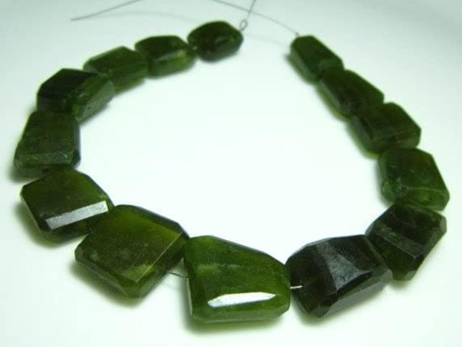 Vessonite step cut nuggets en fil de 7.50'' pour créer des bijoux bohèmes chics