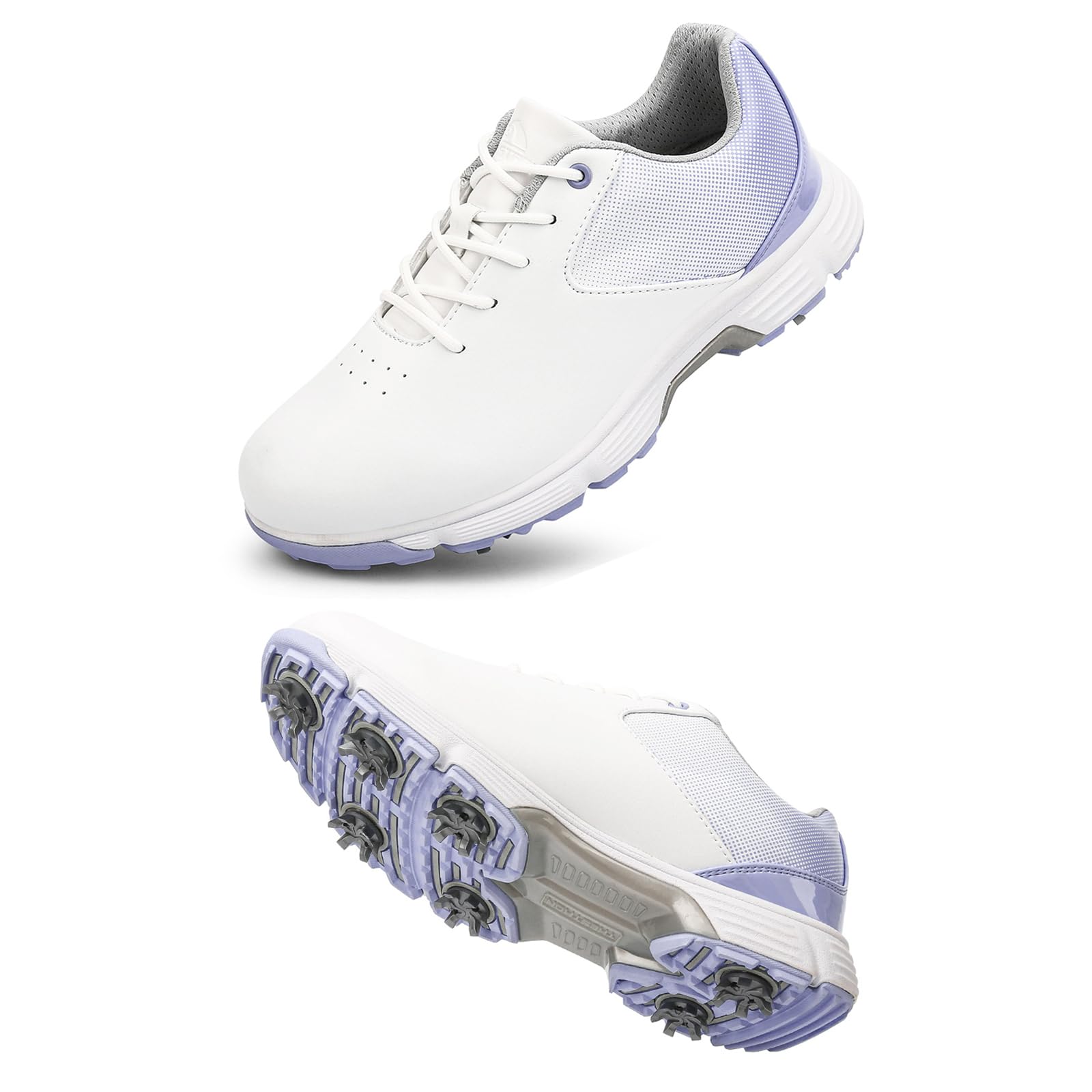 Donna Scarpe da Golf, Impermeabili Leggere per Stivali da Golf con Punte, Scarpe da Golf Femmina Antiscivolo per Allenamento Taglie 36-43