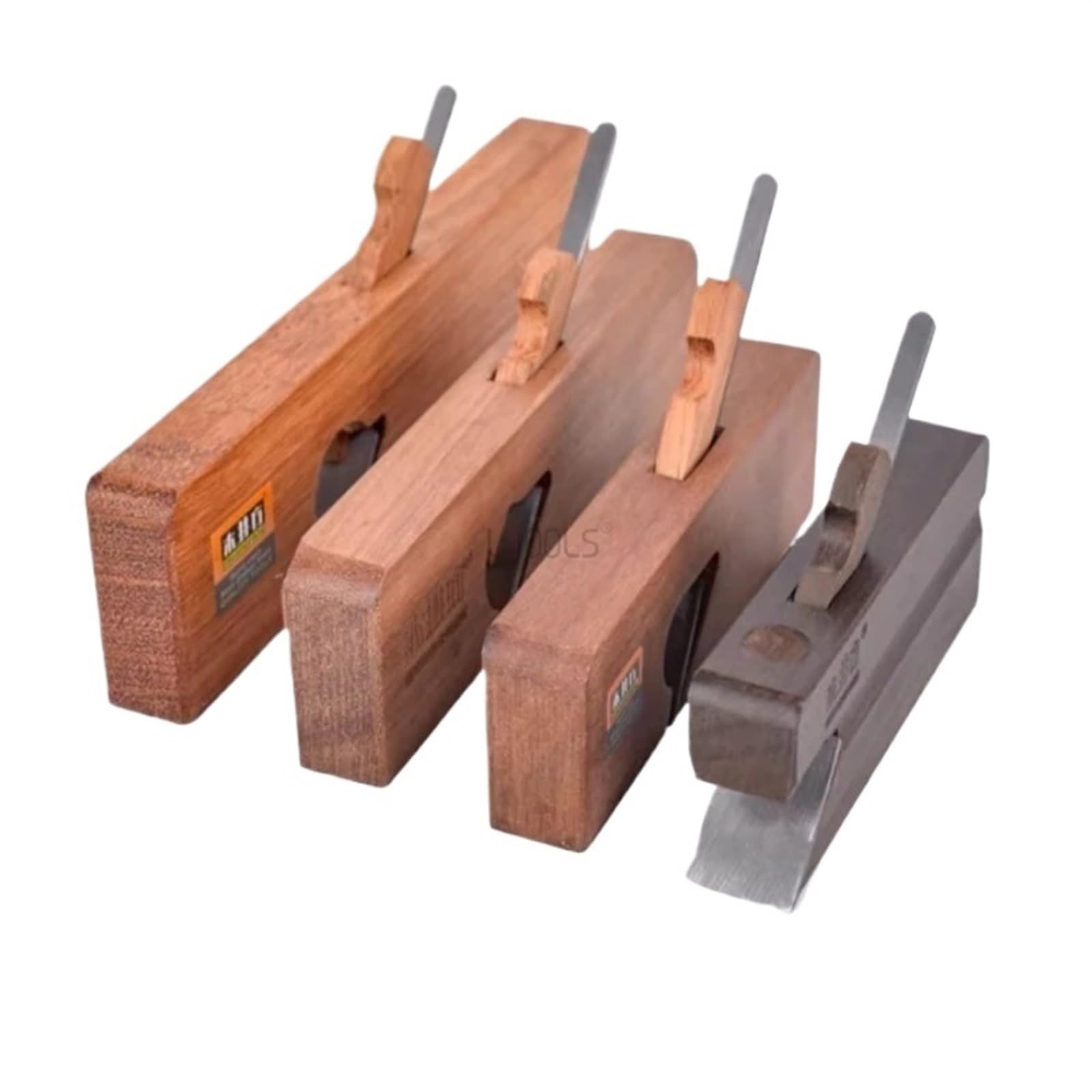 Carpinteros de varios tamaños, cepillo de carpintería de ébano, artesanía en madera, recorte de bordes, carpintería, borde de corte, cuchillo cincel, herramientas for tratar rebabas ( Size : 1pc 200mm