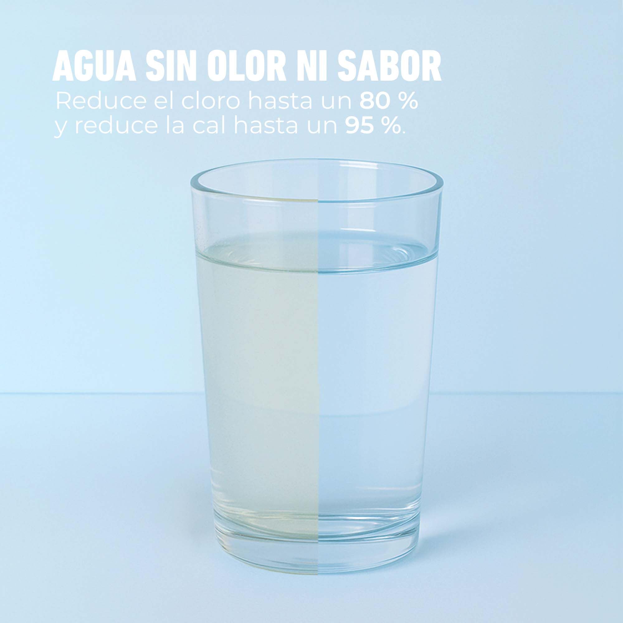 Jata Hogar HJAR1001 - Jarra con filtro de agua de 2,5 litros. Incluye 6 cartuchos iónicos. Reduce la cal, cloro y residuos de cobre. Agua con sabor y pureza.