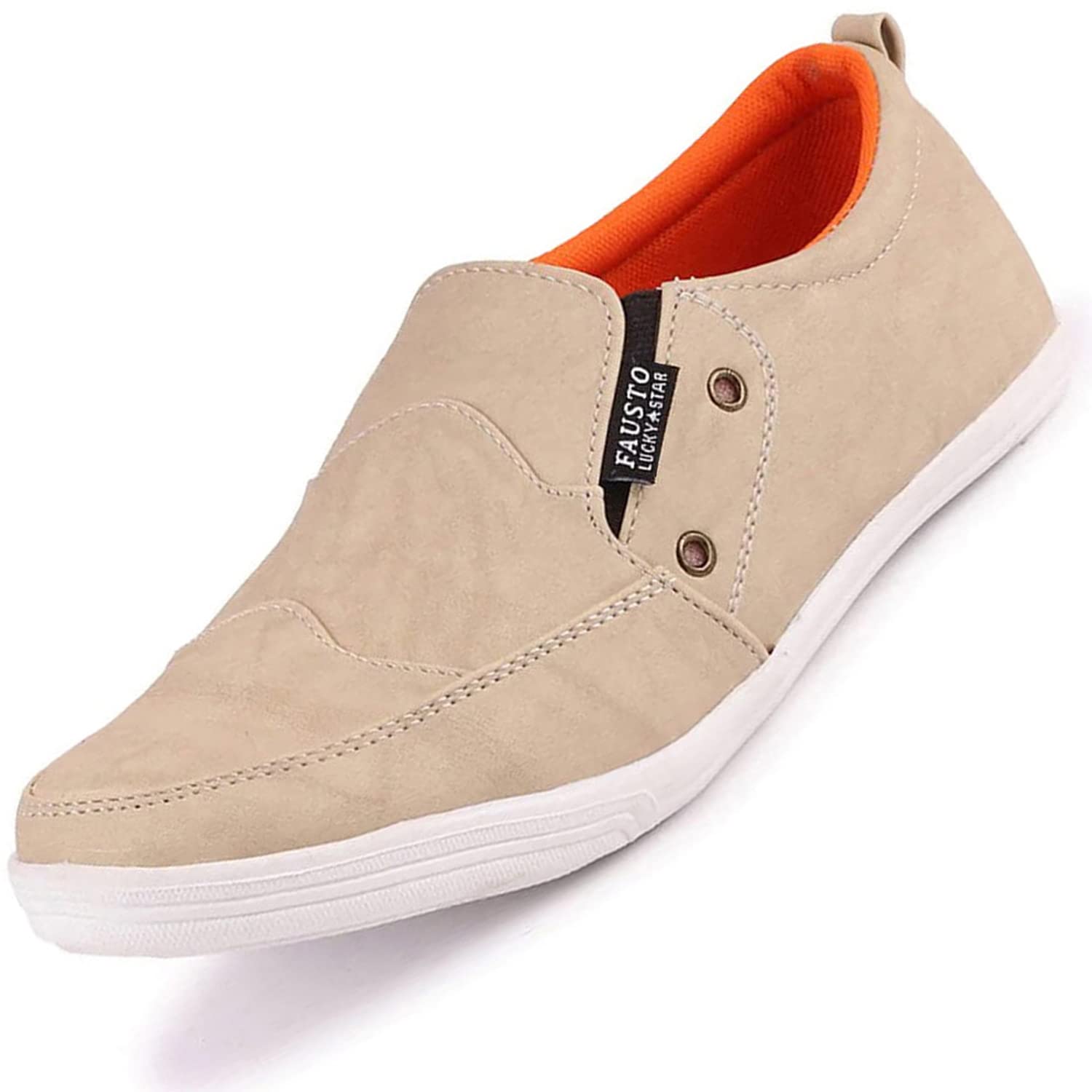 FAUSTO 1656-40 Cream Mens Loafers (B01FO9TC6O) Amazon Price History, Amazon Price Tracker
