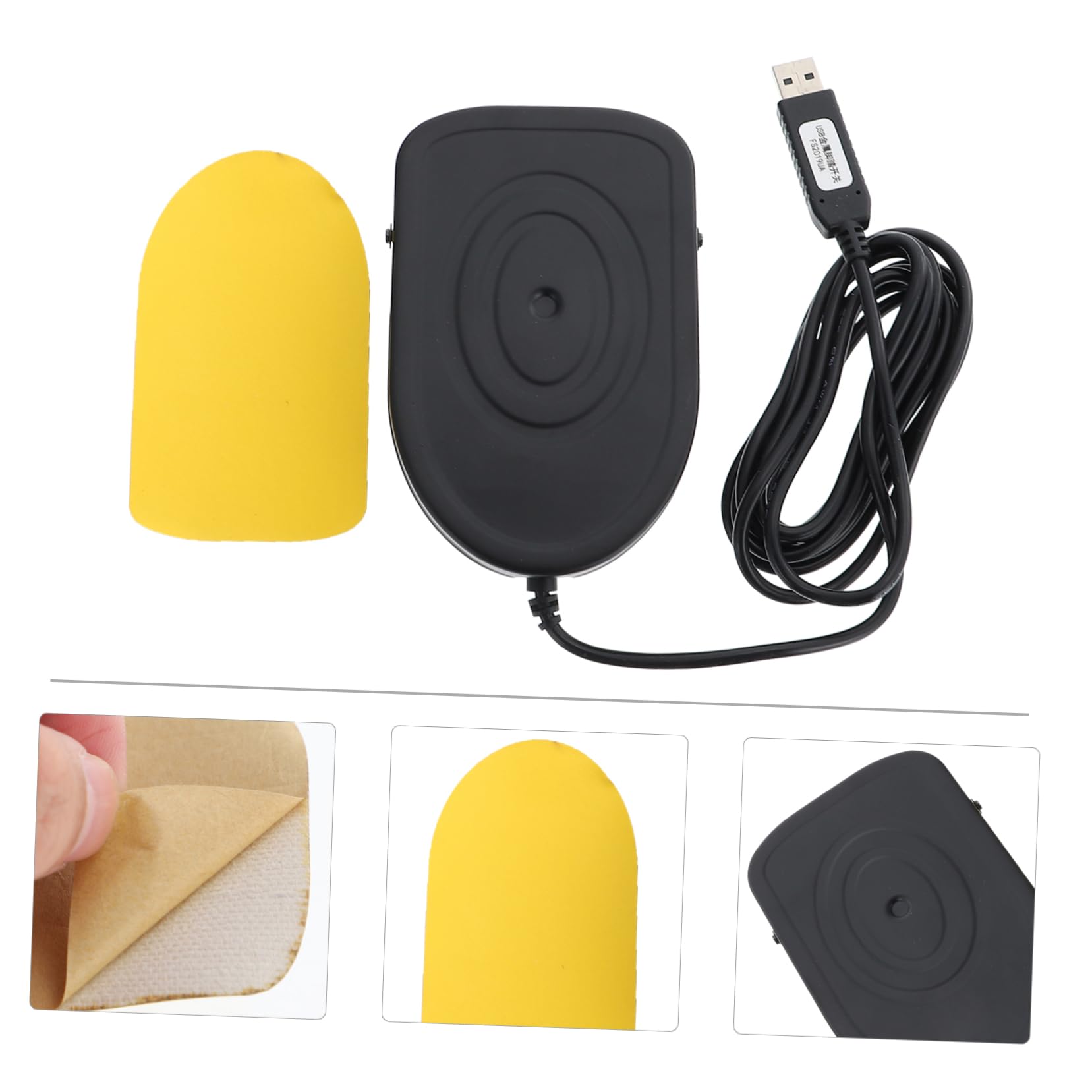 HEMOTON Foot Switch Gaming Pedal for Metal Transcription Foot Pedal Macro Function 150kg Capacity Random Color