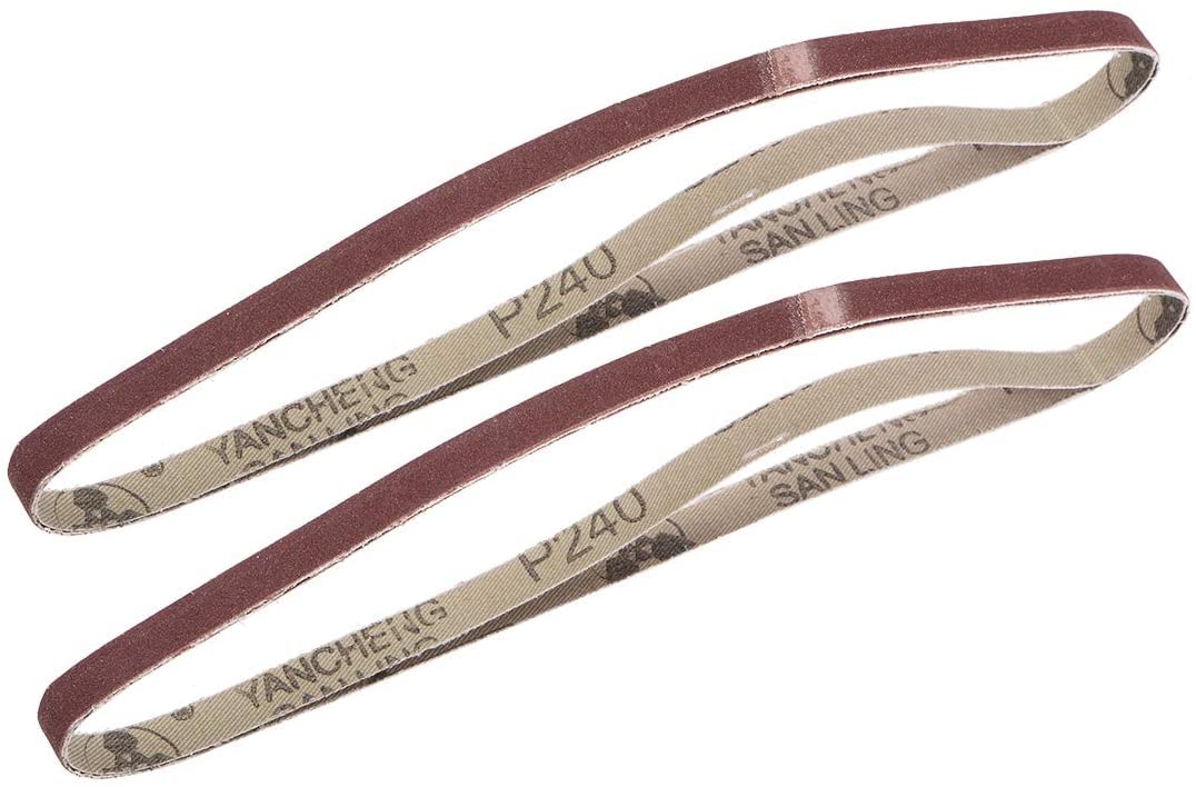 XYWHPGV Nastro Abrasivo 1-1/8 X 21 Pollici Nastri A Sabbia In Ossido Di