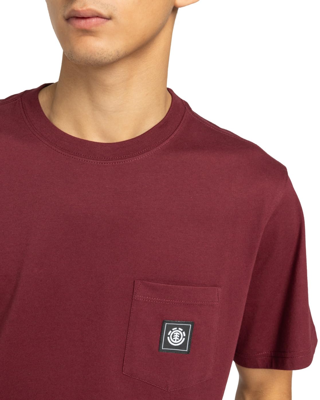 Element Icon Label Pocket - Camiseta de Manga Corta para Hombre