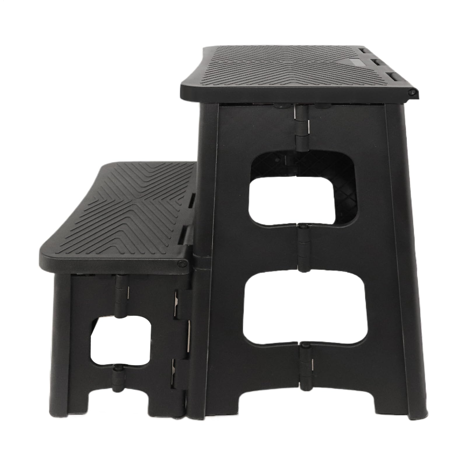 Taburete Escalón Plegable Escalera De 2 Peldaños Con Pedal Ancho